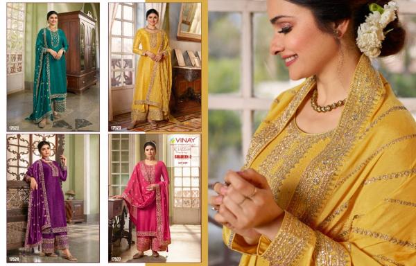 Vinay Kaseesh Shaheen 2 Hitlist Georgette Designer Embroidery Salwar Suits Collection
